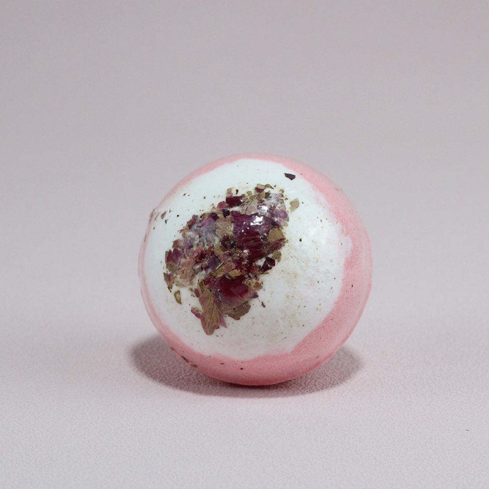 FREE w/ $10+ PURCHASE: Dried Rose Petal Bath Bomb